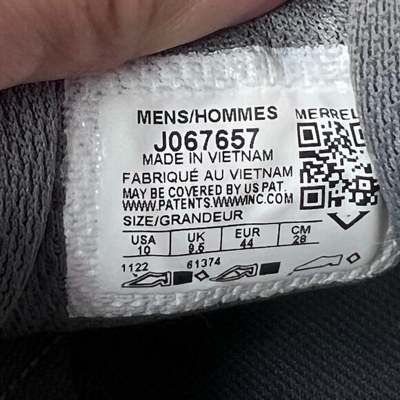 Merrell Trail Glove 7 Lace Up Hiking Running Athletic Shoes J067657 Men’s US 10 - Picture 9 of 9